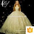 Nova coleção Alibaba China Wedding Dress Factory 2017 Cinderella Luxuoso Vestido de Noiva Vestido de Noiva Long Tail